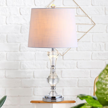 Riley 25" Crystal LED Table Lamp - JONATHAN Y